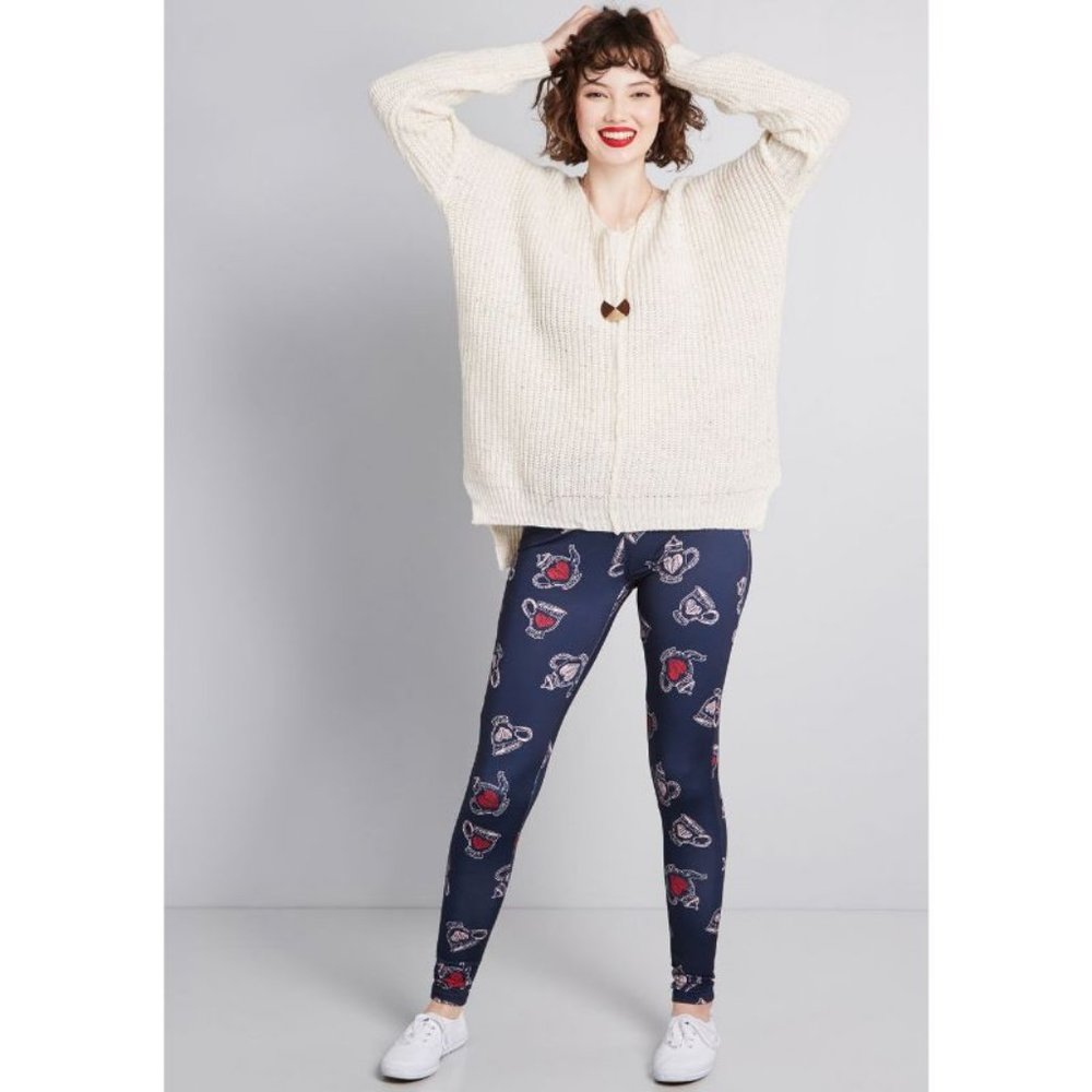 Modcloth Unique Routine High Waisted Leggings